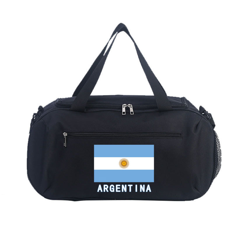 Yoga Fitness Bag - เสื่อโยคะกระเป๋าฟิตเนสกระเป๋าถือผู้หญิงผู้ชายการฝึกอบรม Gymtas กีฬากลางแจ้งกระเป๋าธงอาร์เจนตินาพิมพ์บาสเกตบอลฟุตบอลกระเป๋า