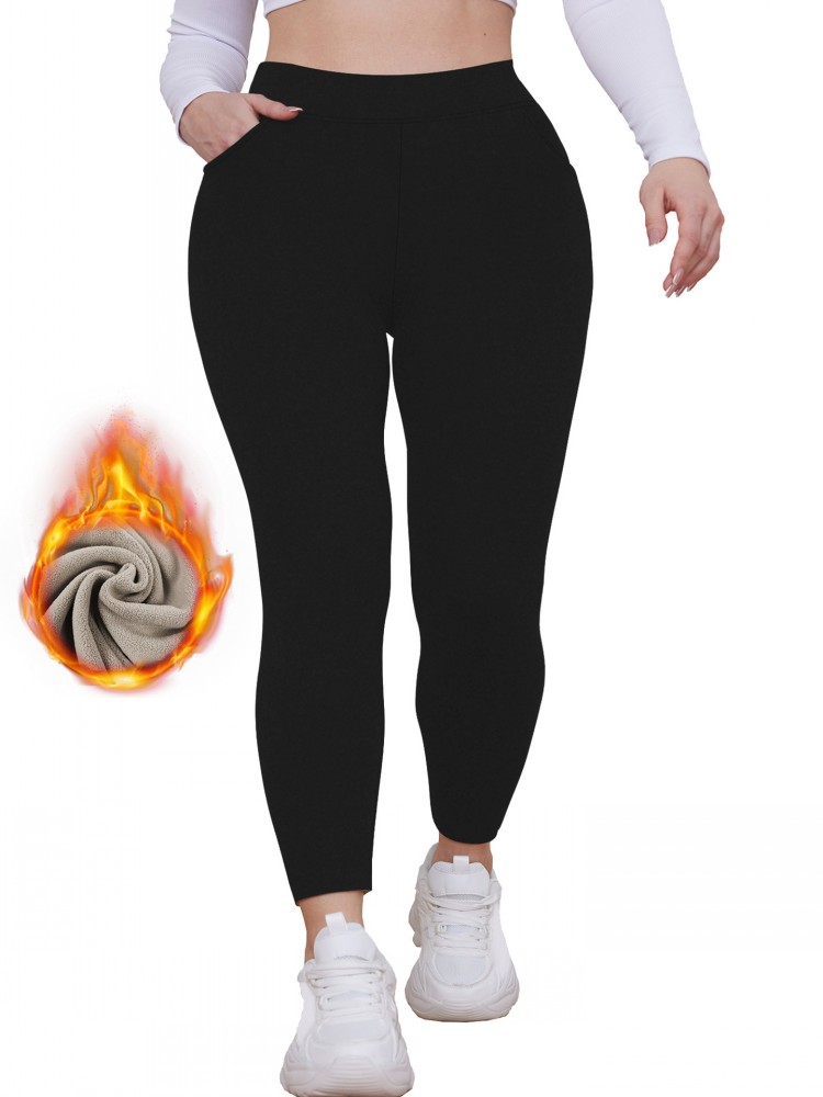 Yoga Fitness Plus - กางเกงกีฬาไซส์ใหญ่พิเศษ XL-5XL ดีไซน์เซ็กซี่ ยกกระชับสะโพก กางเกงรัดรูปสำหรับผู้หญิง เอวสูง
