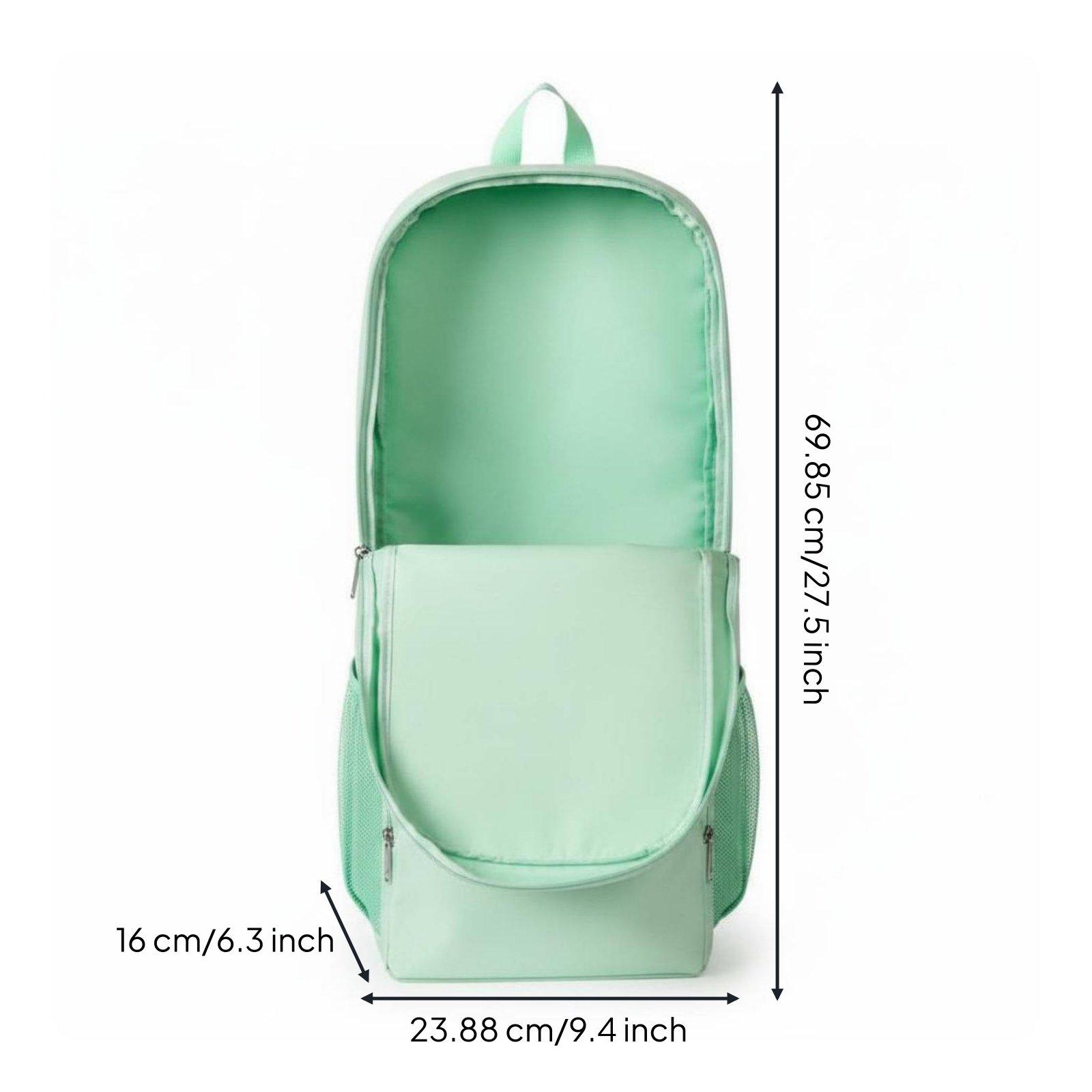Yoga Fitness Bag - กระเป๋าใส่เสื่อโยคะกันน้ำสำหรับการออกกำลังกายกลางแจ้ง พร้อมสายสะพายปรับได้และช่องซิป