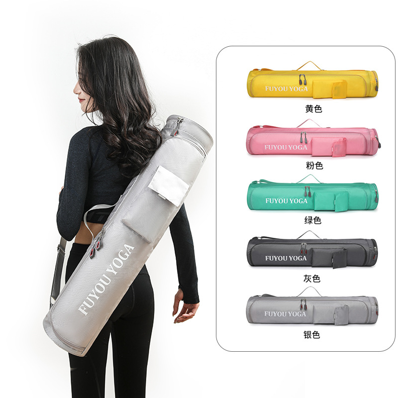 Yoga Fitness Bag - กระเป๋าใส่เสื่อโยคะความจุขนาดใหญ่ น้ำหนักเบา กันน้ำ กระเป๋าสะพายข้างสำหรับออกกำลังกาย แฟชั่น กระเป๋าหลายช่อง