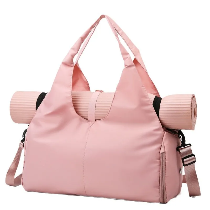 Yoga Fitness Bag - กระเป๋าโยคะใหม่ กระเป๋ากีฬาและฟิตเนสสำหรับผู้หญิง กระเป๋าใส่สัมภาระถือขึ้นเครื่อง กระเป๋าเดินทางความจุขนาดใหญ่ ทนทาน