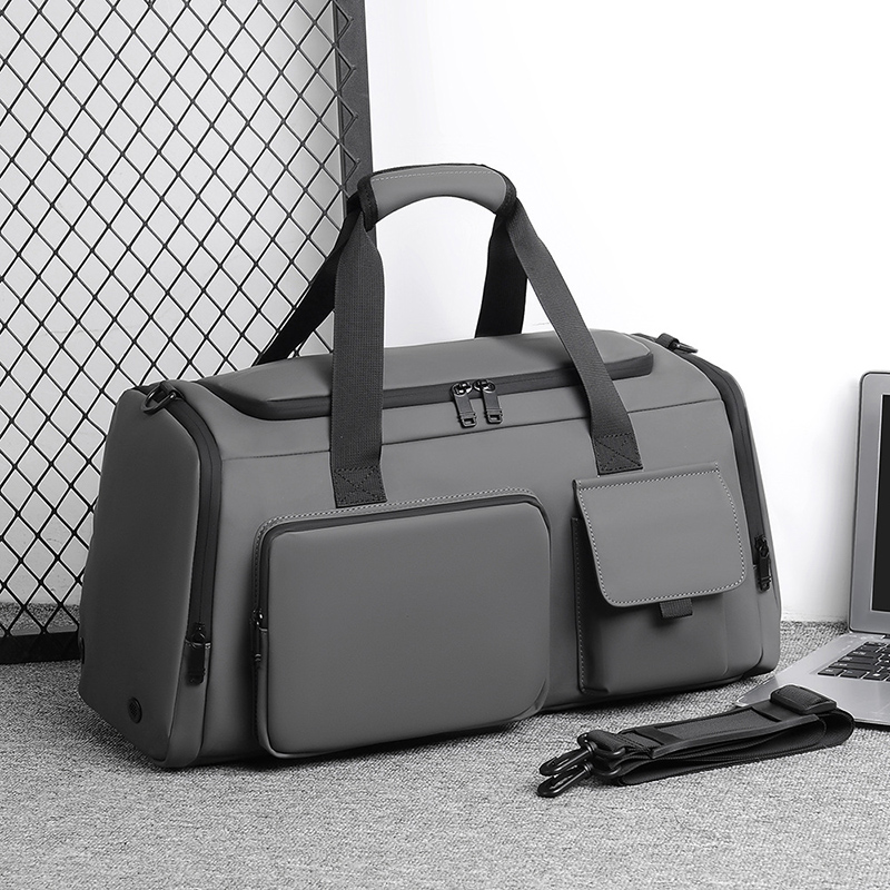 Yoga Fitness Bag - โยคะยิมกีฬาไหล่กระเป๋าสะพายข้างเปียกแห้งแยกการเดินทางระยะสั้นกระเป๋าถือรองเท้าอิสระช่องกระเป๋าออกกําลังกาย