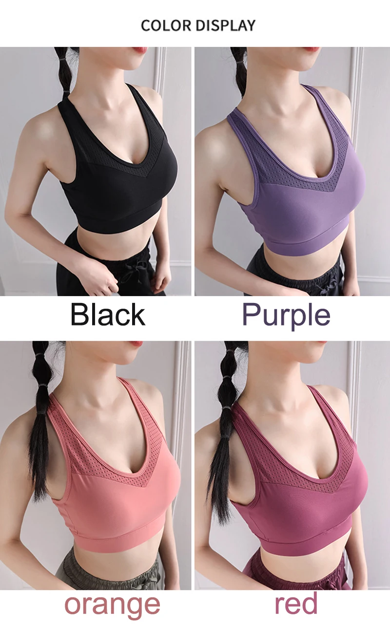 S-5XL กีฬาโยคะ Bra ผู้หญิง Pus - Yoga Fitness Plus บทวิจารณ์และราคา