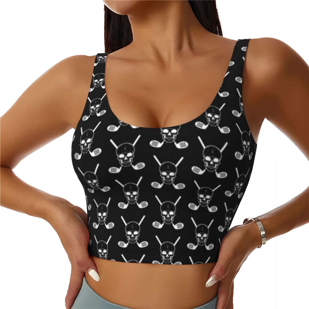 เสื้อโยคะแบบมีฟองน้ำเสริม  ชุด - Yoga Fitness Club บทวิจารณ์และราคา