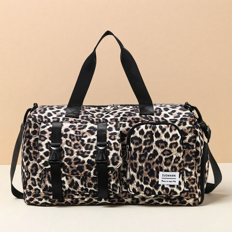 กระเป๋ากีฬาลายเสือดาวสุดเก๋ พร - Yoga Fitness Bag บทวิจารณ์และราคา