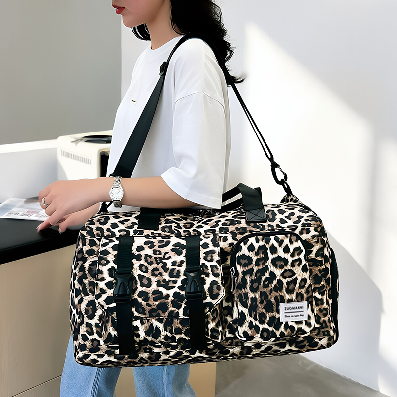 กระเป๋ากีฬาลายเสือดาวสุดเก๋ พร - Yoga Fitness Bag บทวิจารณ์และราคา