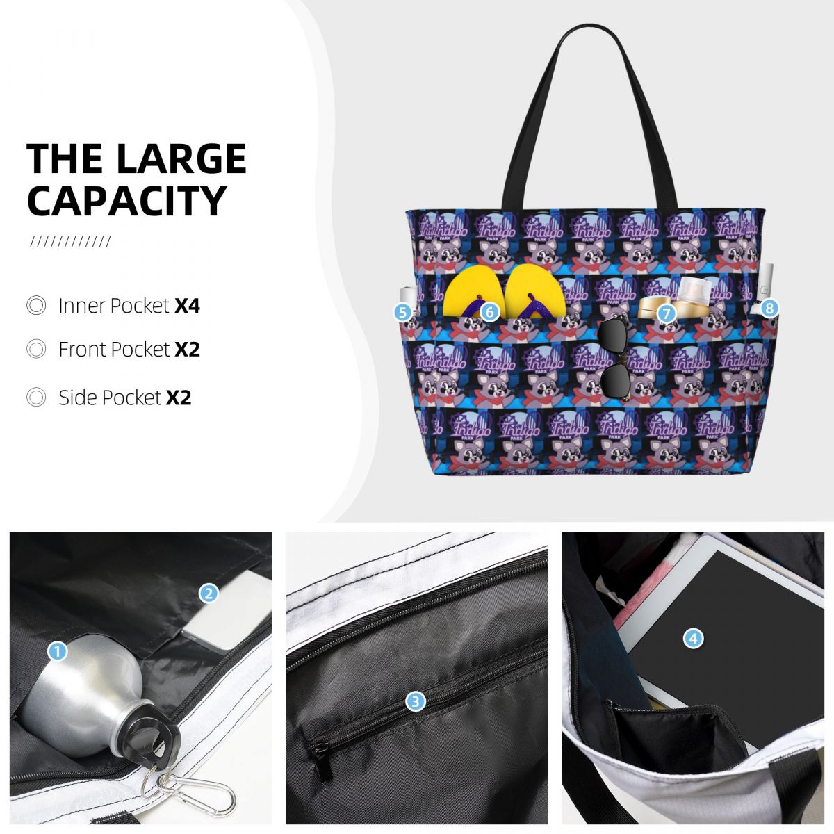 กระเป๋าโท้ทร‌্ยามเบลลี อินดิโก - Yoga Fitness Park บทวิจารณ์และราคา