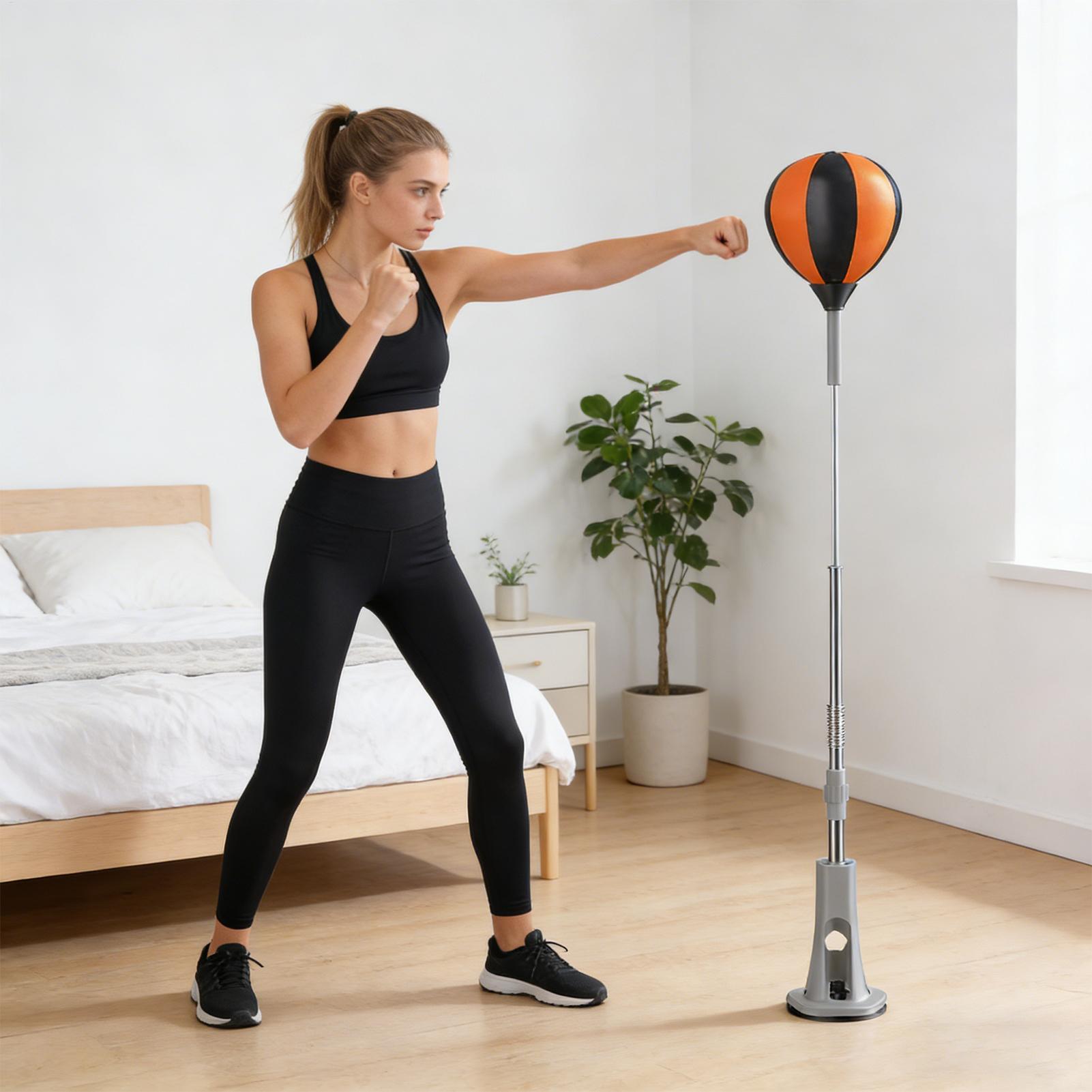 กระสอบทรายพร้อมขาตั้ง ฐานดูดสู - Boxing Punching Bag บทวิจารณ์และราคา