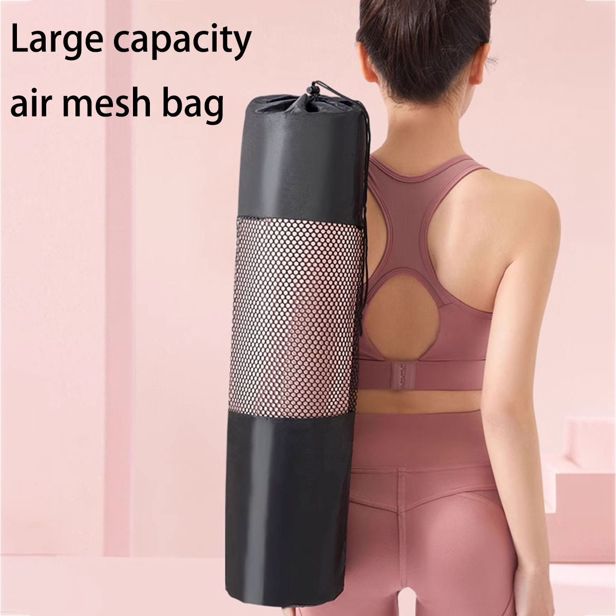 กระเป๋าตาข่ายใส่เสื่อโยคะแบบระ - Yoga Fitness Bag บทวิจารณ์และราคา