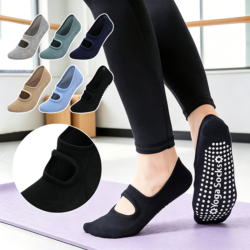 ถุงเท้าโยคะกันลื่นสำหรับผู้หญิ - Yoga Fitness Plus บทวิจารณ์และราคา