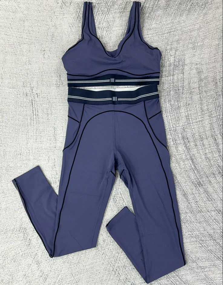ชุดออกกำลังกายสองชิ้น เสื้อกล้ - Yoga Fitness Stretching บทวิจารณ์และราคา