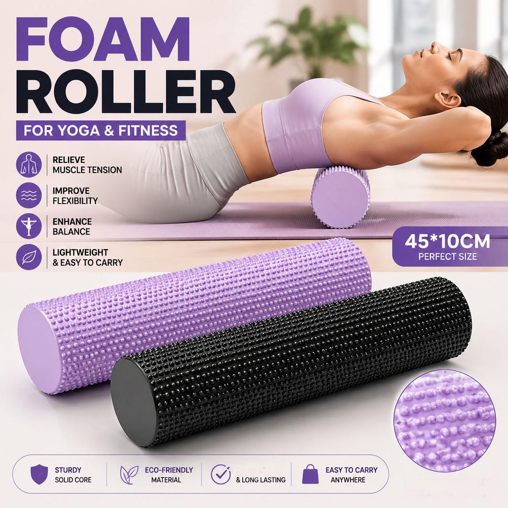 ลูกกลิ้งโฟมโยคะ EVA ความหนาแน่ - Yoga Fitness Trainer บทวิจารณ์และราคา