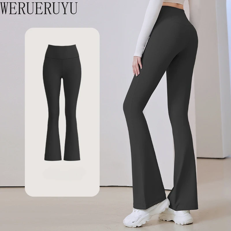 Elegant โยคะ Flared กางเกงสตรี - Yoga Fitness Club บทวิจารณ์และราคา