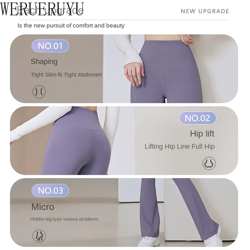 Elegant โยคะ Flared กางเกงสตรี - Yoga Fitness Club บทวิจารณ์และราคา