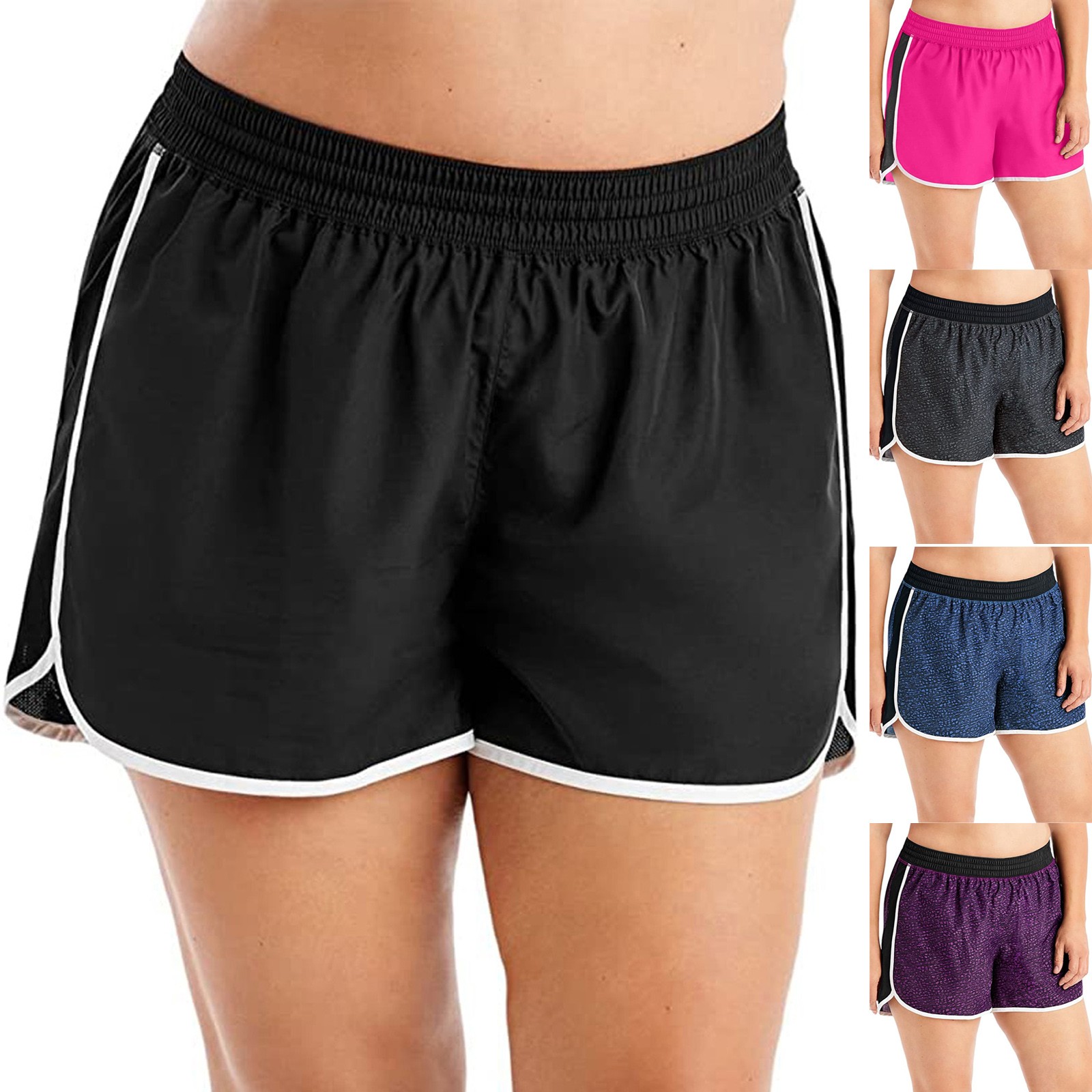 กางเกงขาสั้นออกกำลังกายเอวยางย - Yoga Fitness Plus บทวิจารณ์และราคา