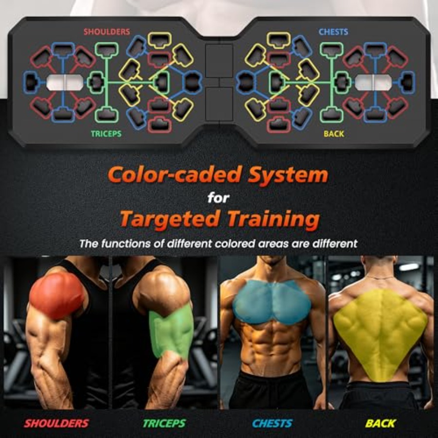 แผ่นรองวิดพื้นแบบพับได้ อุปกรณ - Push Up Board บทวิจารณ์และราคา