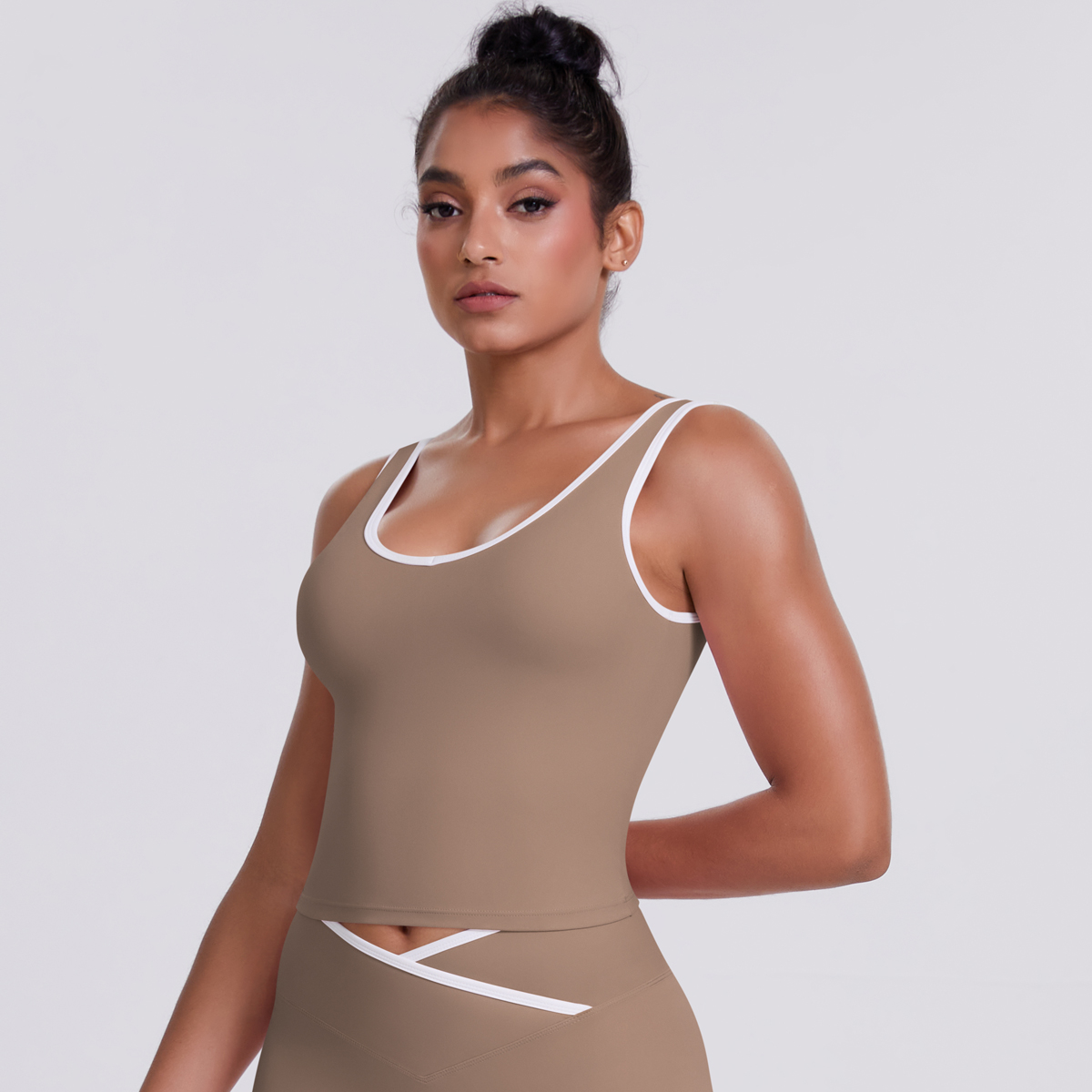 เสื้อโยคะทรงสลิมระบายอากาศดี ส - Yoga Fitness Stretching บทวิจารณ์และราคา