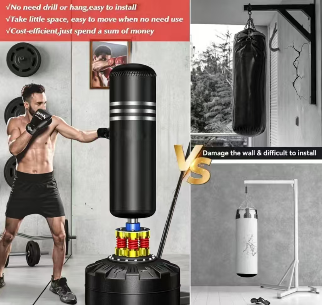 กระสอบทรายชกมวยแบบดูดซับแรงกระ - Boxing Punching Bag บทวิจารณ์และราคา