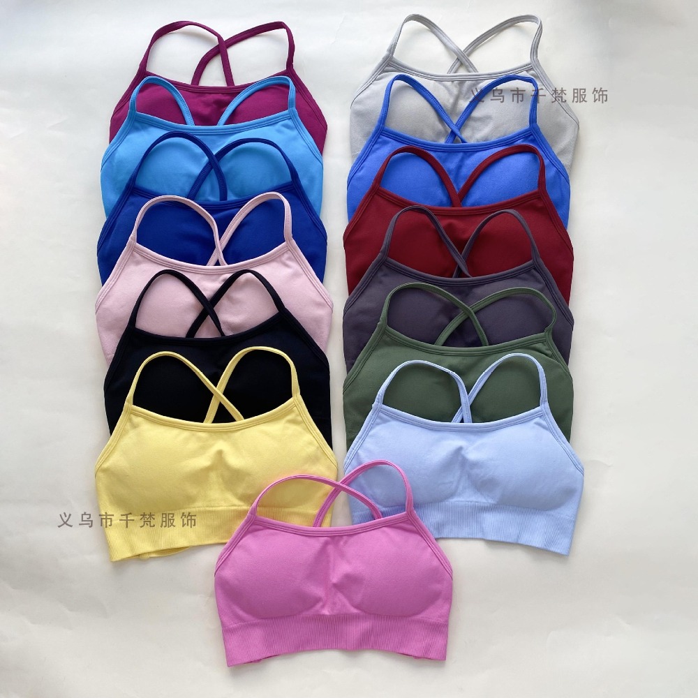สปอร์ตบราแบบมีฟองน้ำเสริม ไร้ต - Yoga Fitness Stretching บทวิจารณ์และราคา