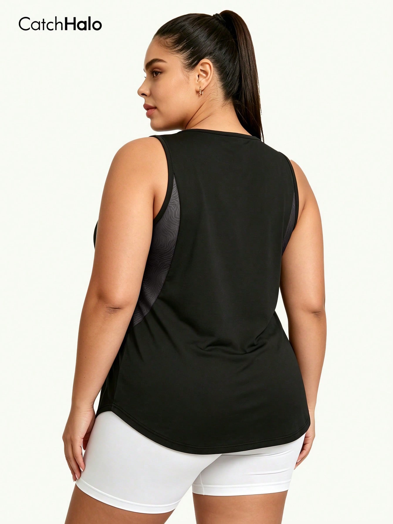 เสื้อกล้ามตาข่ายไซส์ใหญ่สำหรับ - Yoga Fitness Plus บทวิจารณ์และราคา