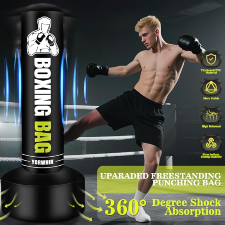 กระสอบชกอิสระสําหรับผู้ใหญ่วัย - Boxing Punching Bag บทวิจารณ์และราคา