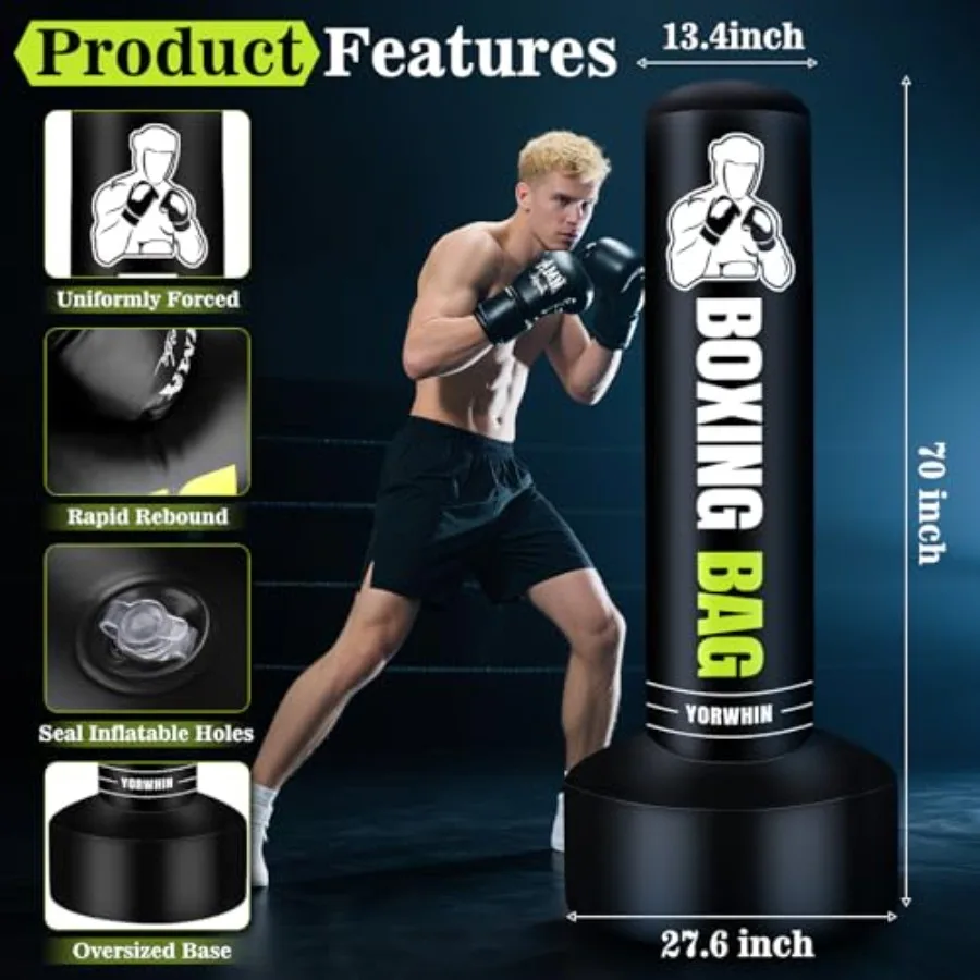กระสอบชกอิสระสําหรับผู้ใหญ่วัย - Boxing Punching Bag บทวิจารณ์และราคา